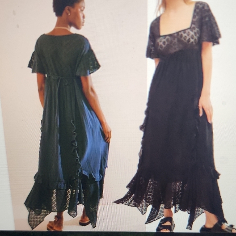 Free People Bring The Romance Midi Dress Size M